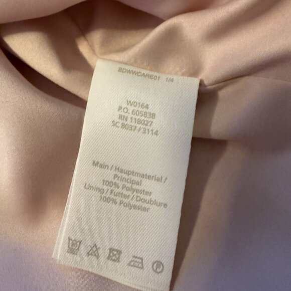 Boden Sylvie Womens Blouse Sz 6 Orange Light Blue Brushstroke Lined Blouse Top - Picture 8 of 9